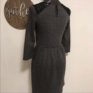 Madison Jules Fit And Flare Textured Sweater Dress